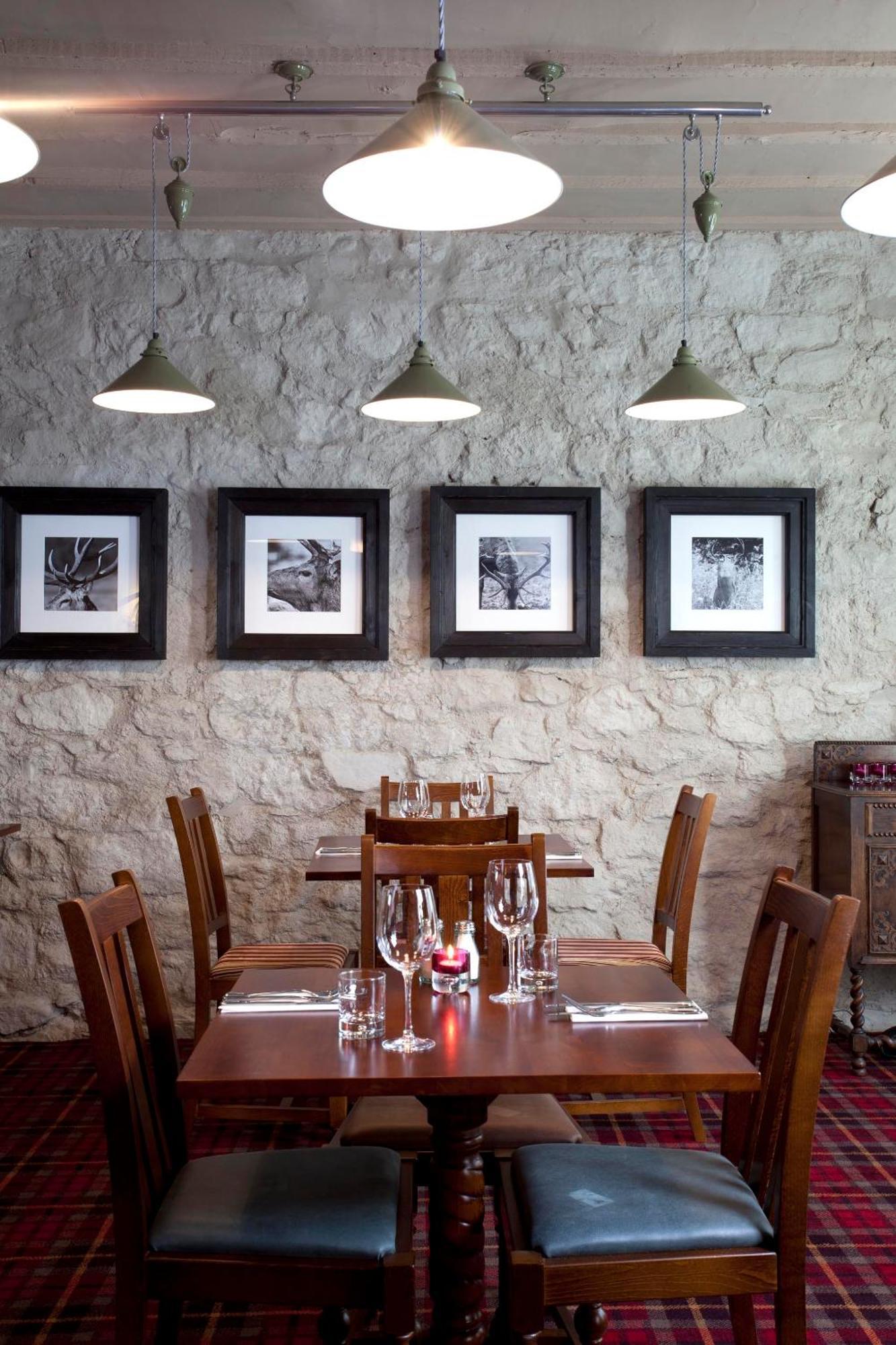 Hotel The Three Crowns Chagford Exterior foto Interior of the restaurant